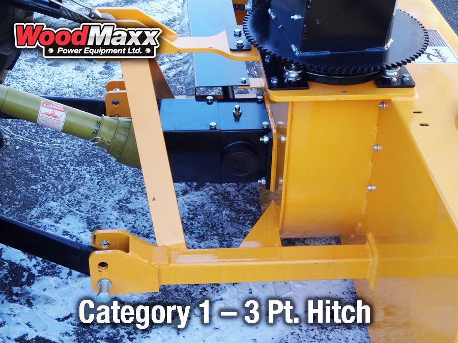 72" Snow Blower, Tractor Snow Blower, Hydraulic Chute Rotation WoodMaxx